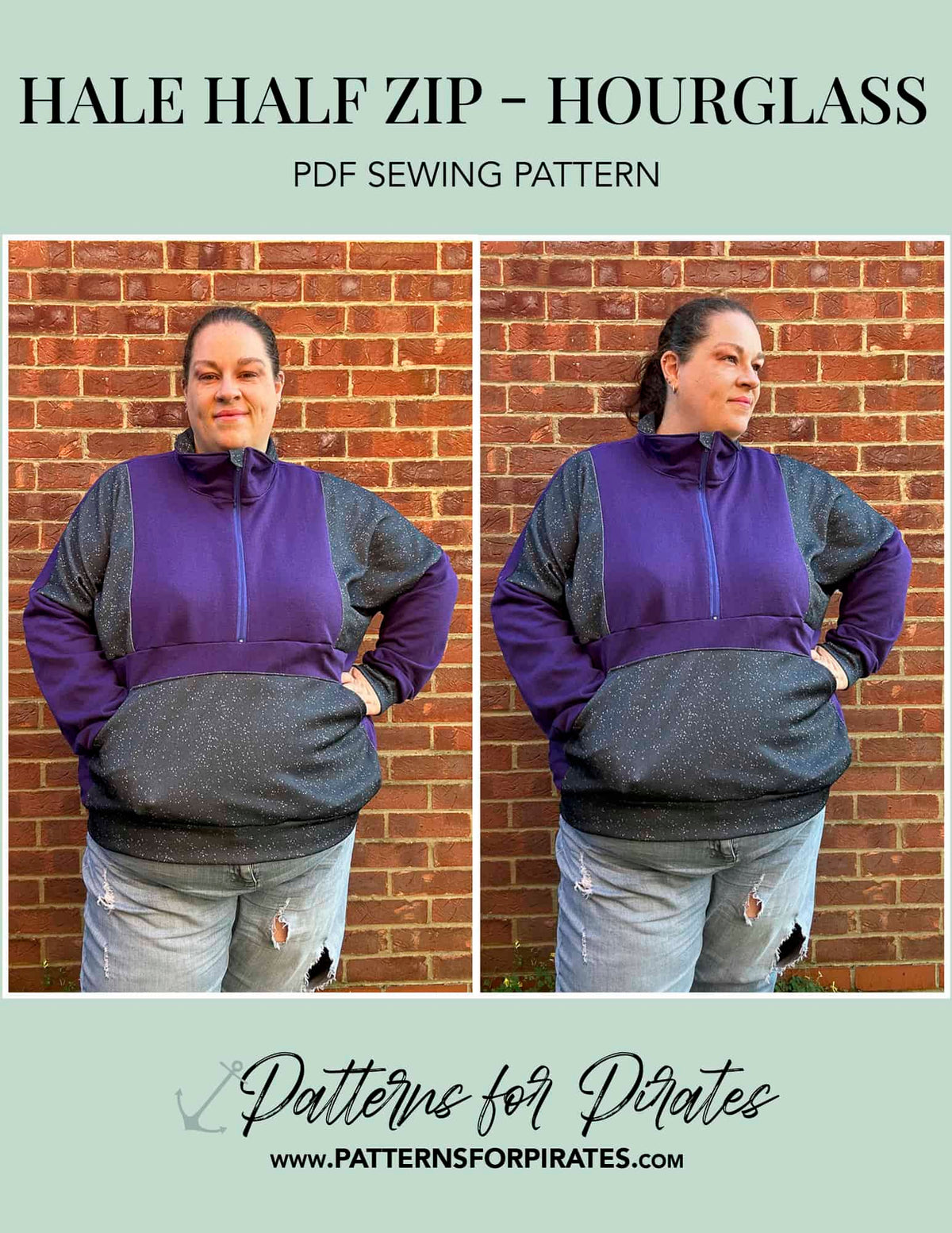 Hale Half Zip- Hourglass Figure