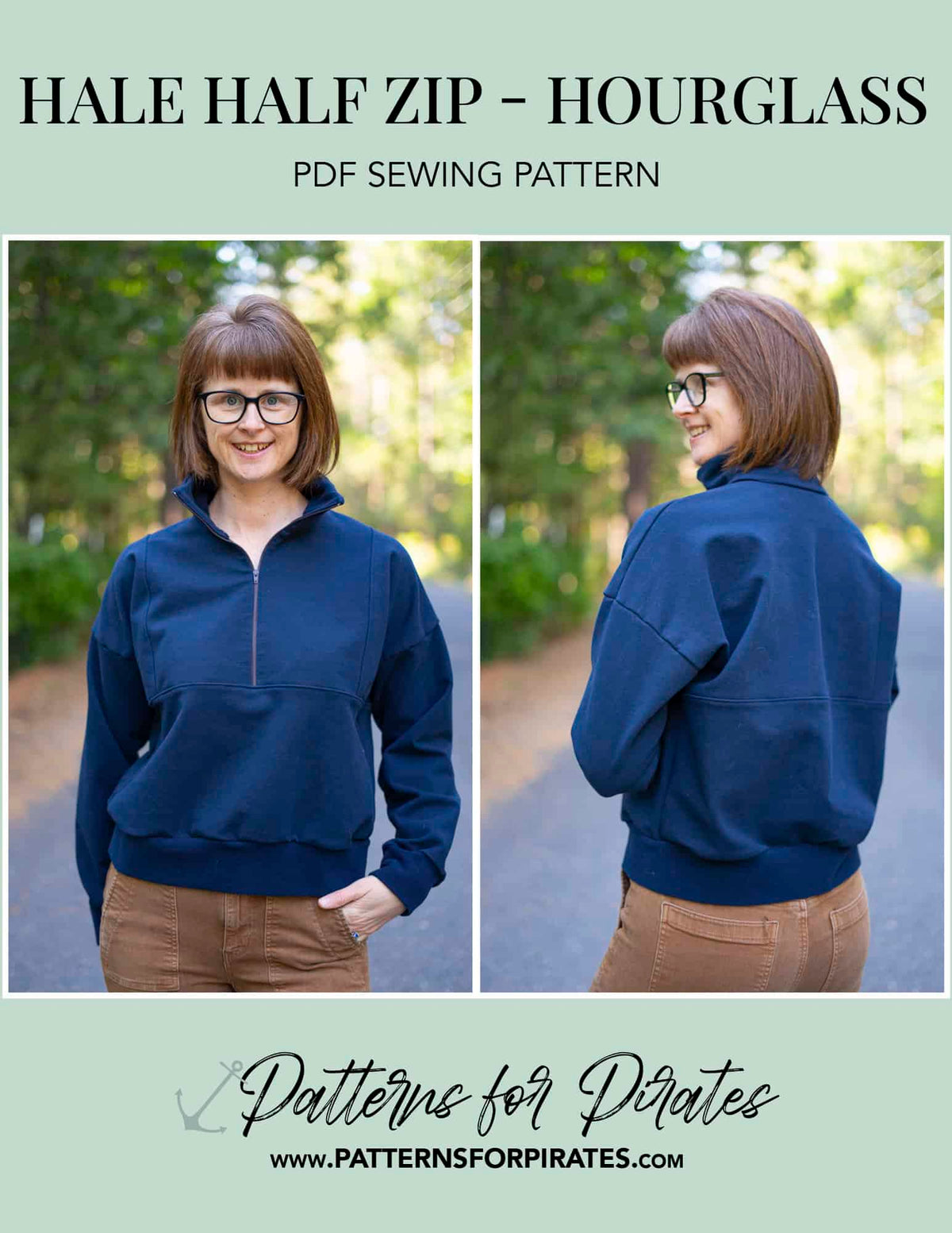 Hale Half Zip- Hourglass Figure