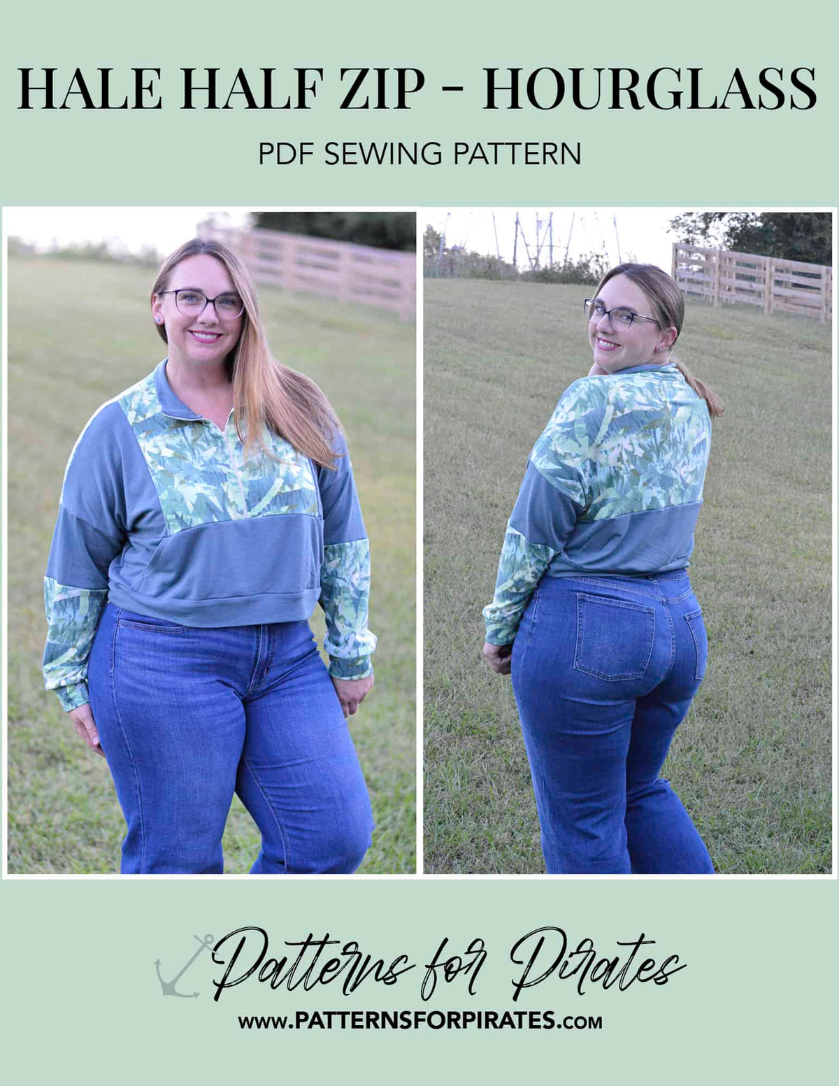 Hale Half Zip- Hourglass Figure