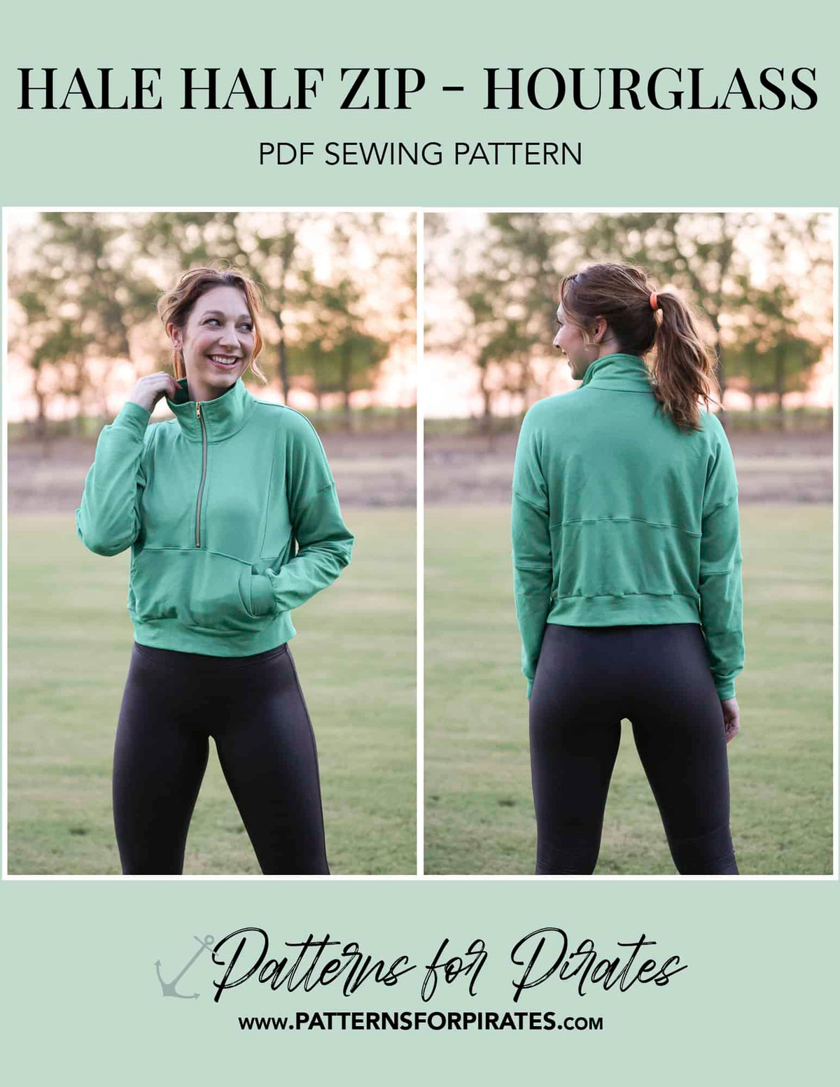 Hale Half Zip- Hourglass Figure
