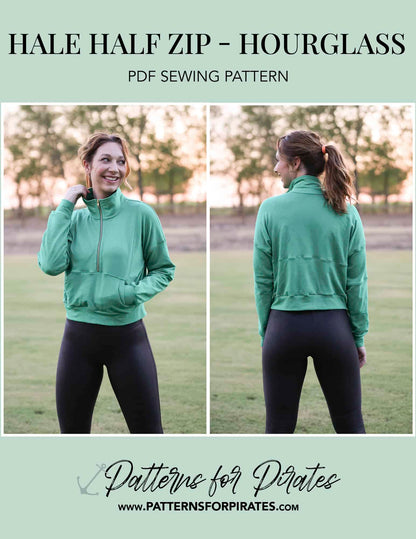 Hale Half Zip- Hourglass Figure