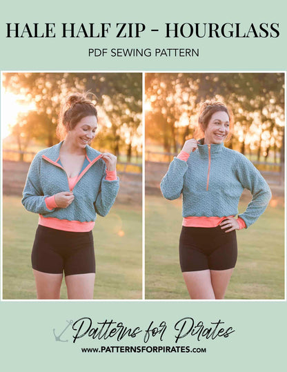Hale Half Zip- Hourglass Figure