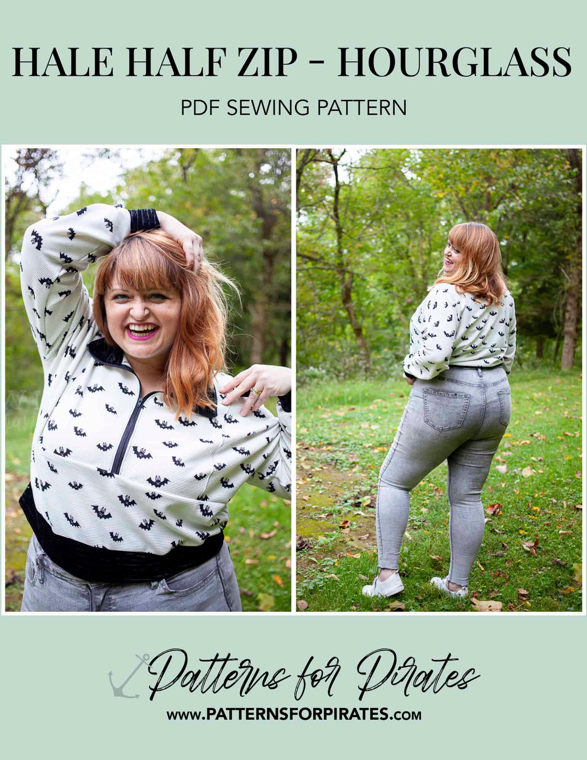 Hale Half Zip- Hourglass Figure