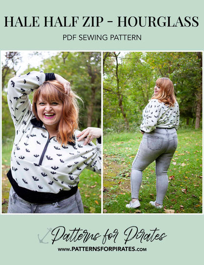 Hale Half Zip- Hourglass Figure