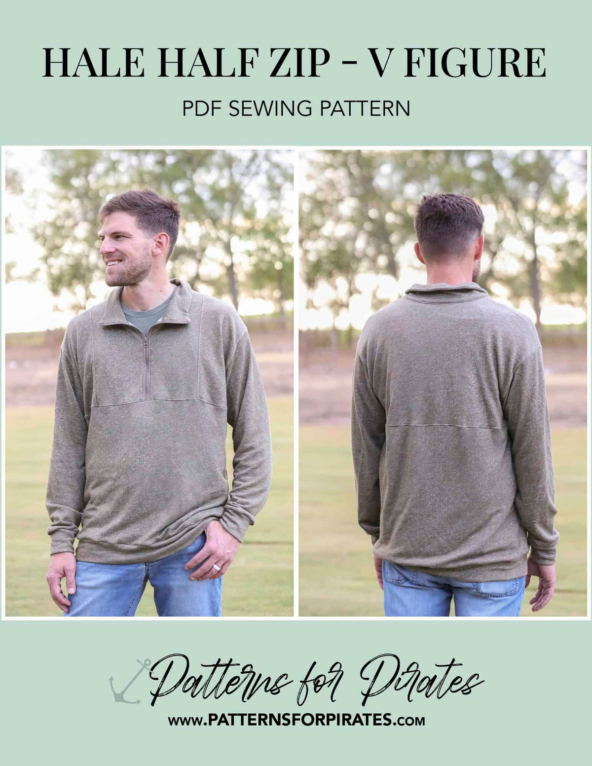 Hale Half Zip- V Figure
