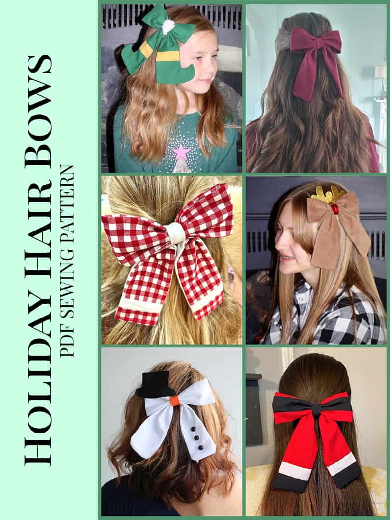 Free Holiday Hair Bows