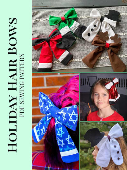 Free Holiday Hair Bows