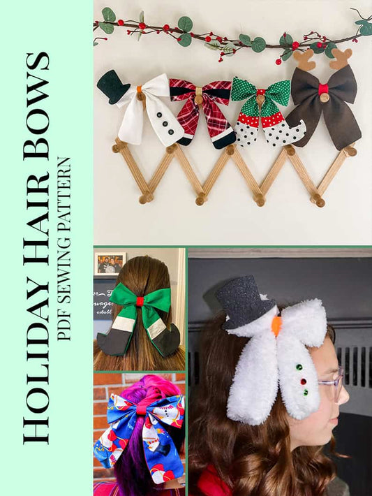 Free Holiday Hair Bows