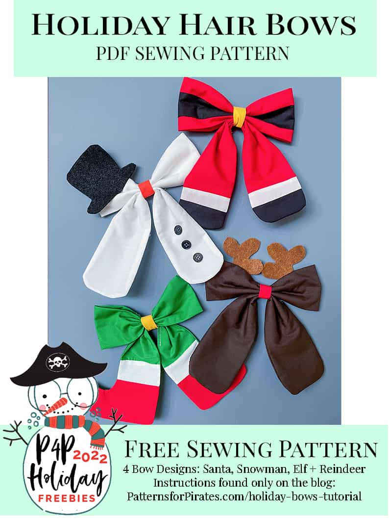 Free Holiday Hair Bows