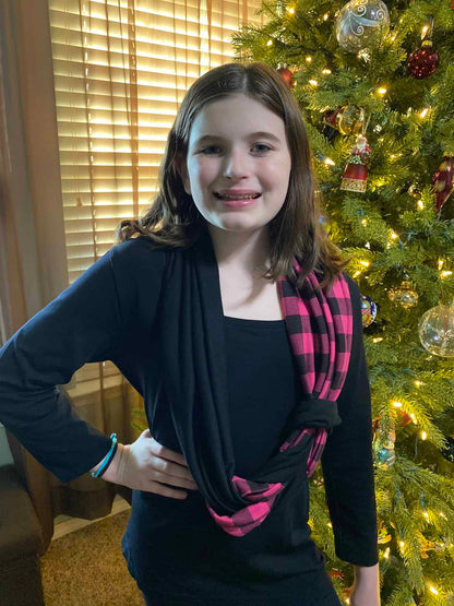 Free Braided Infinity Scarf