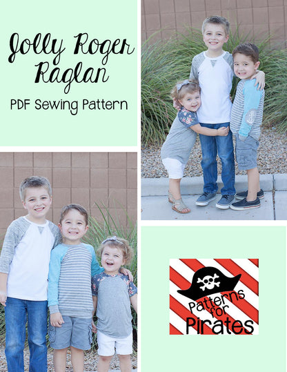 Jolly Roger Raglan
