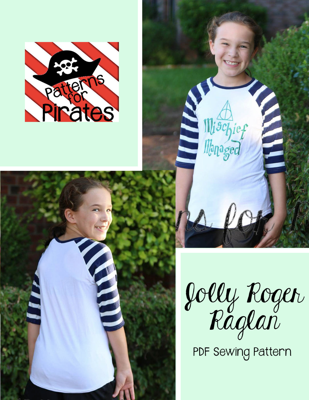 Jolly Roger Raglan