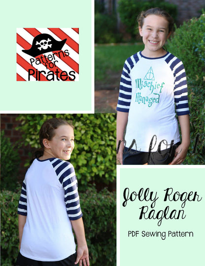 Jolly Roger Raglan