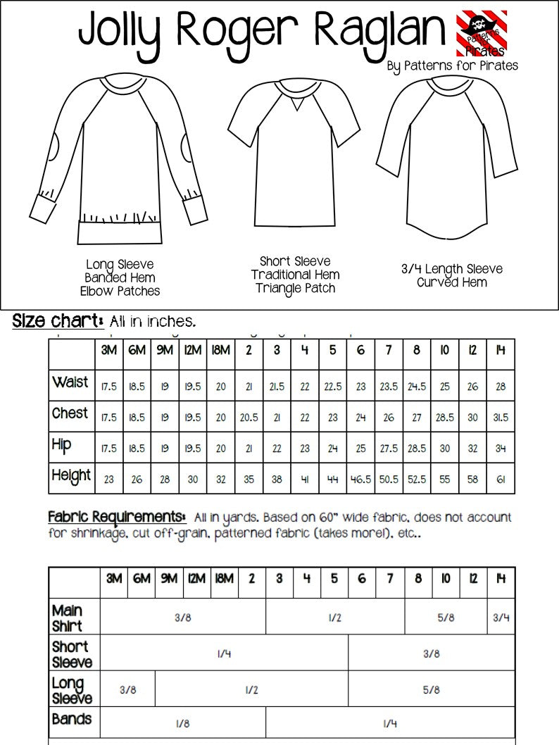 Jolly Roger Raglan