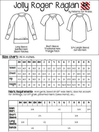Jolly Roger Raglan