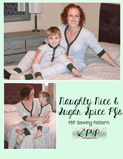 Naughty Nice & Sugar Spice PJs Bundle