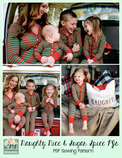 Naughty Nice & Sugar Spice PJs Bundle