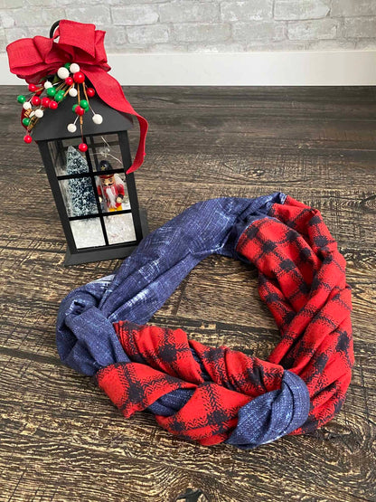 Free Braided Infinity Scarf
