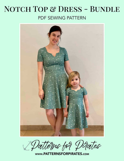 Notch Top & Dress - Bundle
