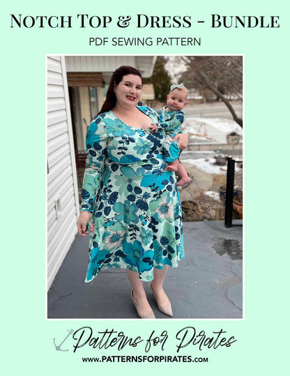 Notch Top & Dress - Bundle