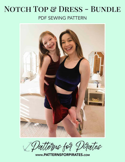Notch Top & Dress - Bundle