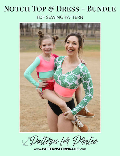Notch Top & Dress - Bundle