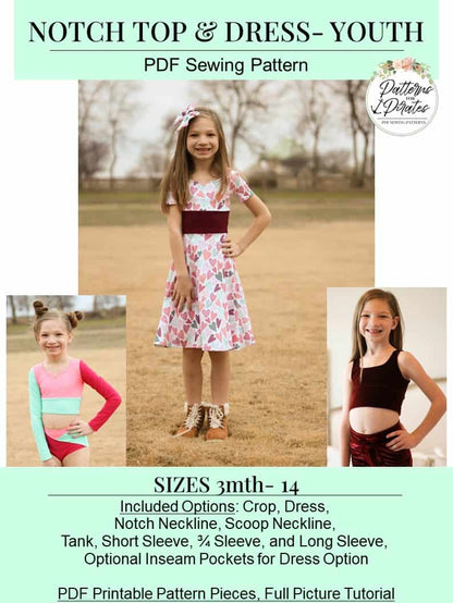 Notch Top & Dress - Youth