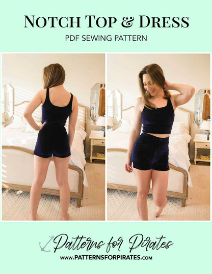 Notch Top & Dress