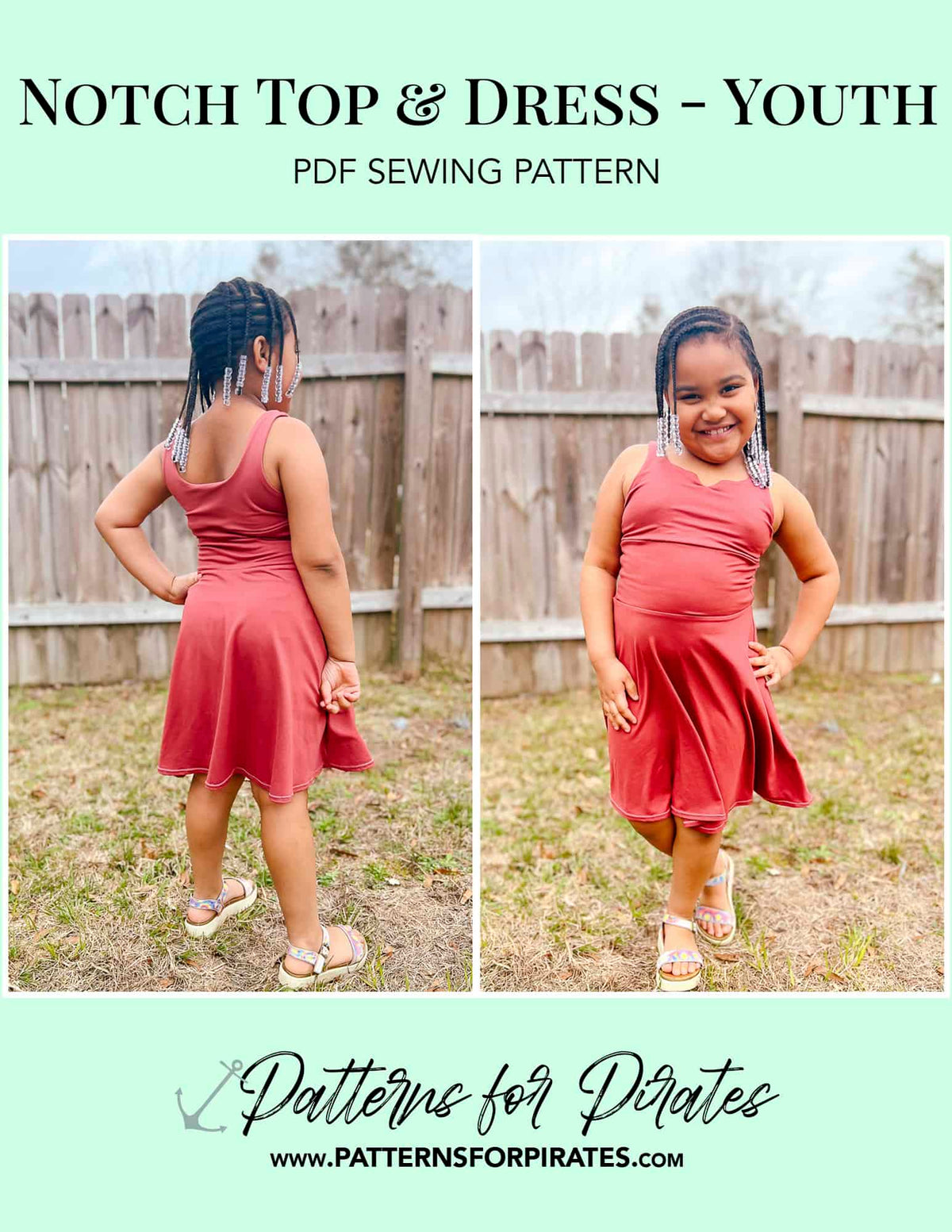 Notch Top & Dress - Youth