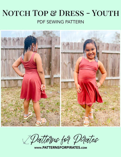 Notch Top & Dress - Youth