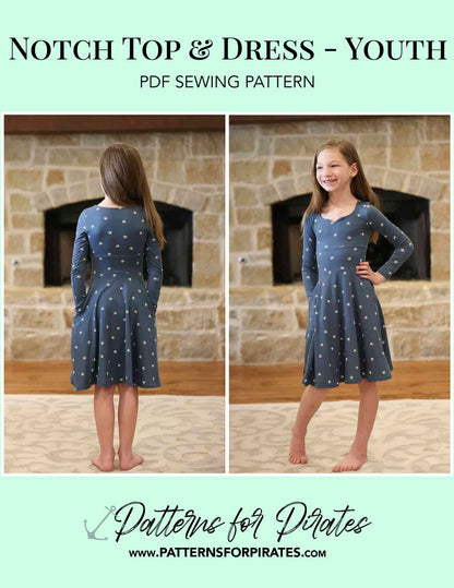 Notch Top & Dress - Youth