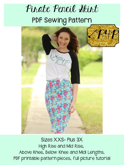 Pirate Pencil Skirt