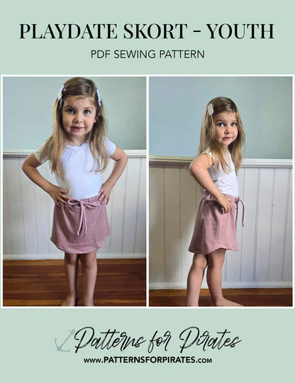 Playdate Skort- Youth