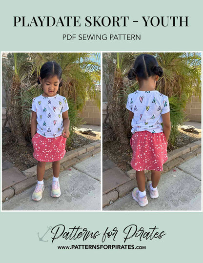 Playdate Skort- Youth