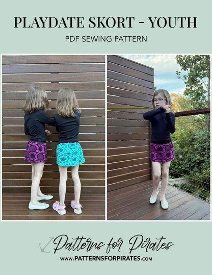 Playdate Skort- Youth