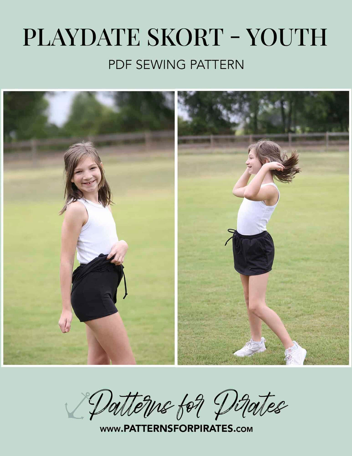 Playdate Skort- Youth
