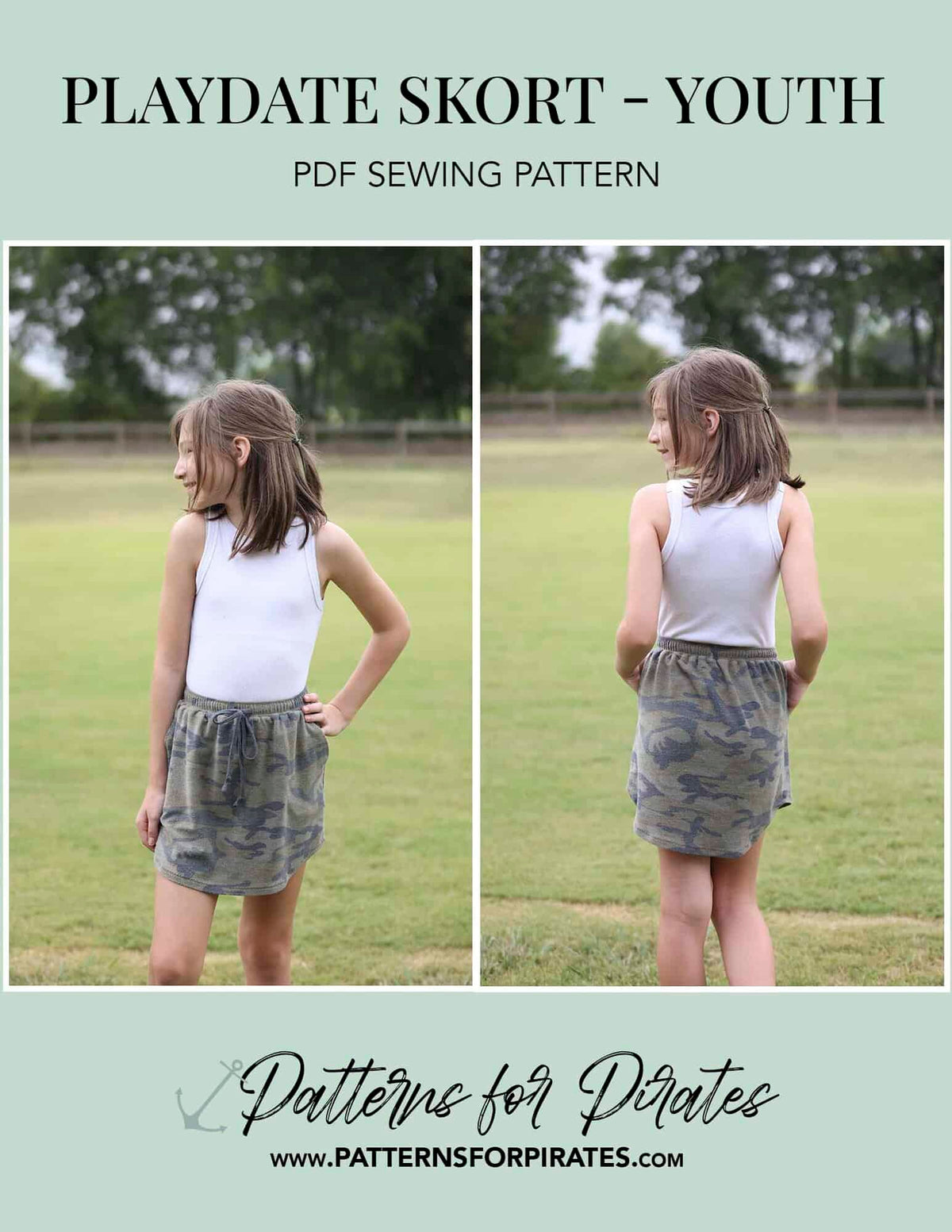 Playdate Skort- Youth