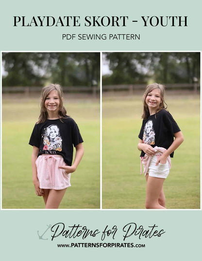 Playdate Skort- Youth
