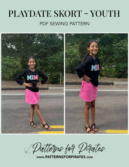 Playdate Skort- Youth