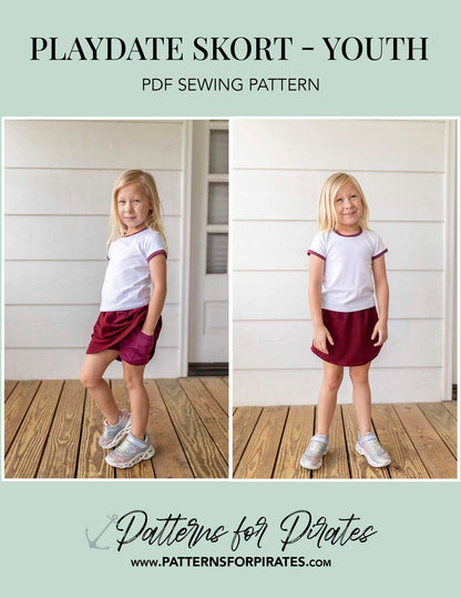 Playdate Skort- Youth