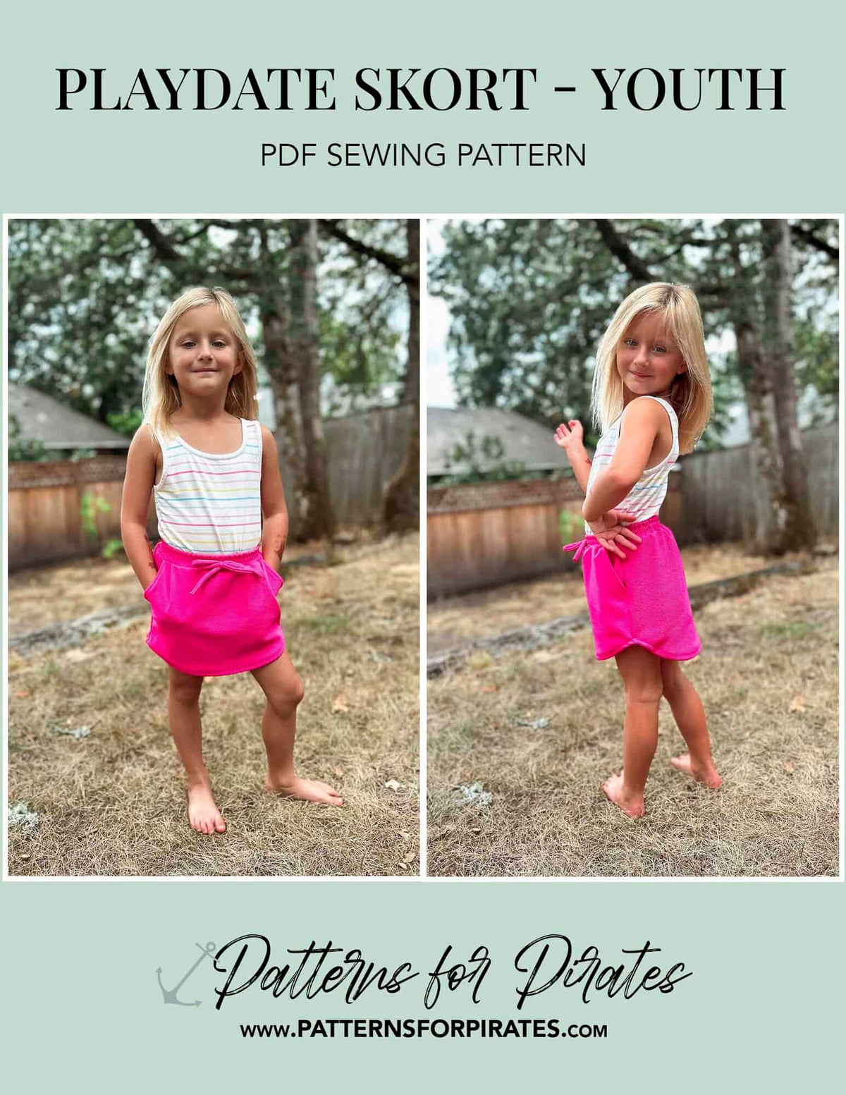 Playdate Skort- Youth