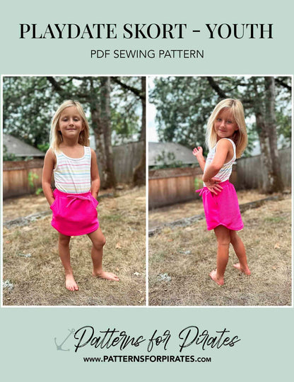 Playdate Skort- Youth