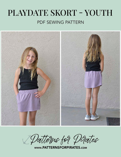 Playdate Skort- Youth