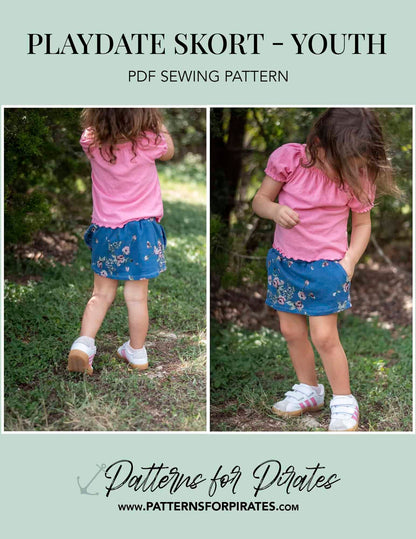 Playdate Skort- Youth