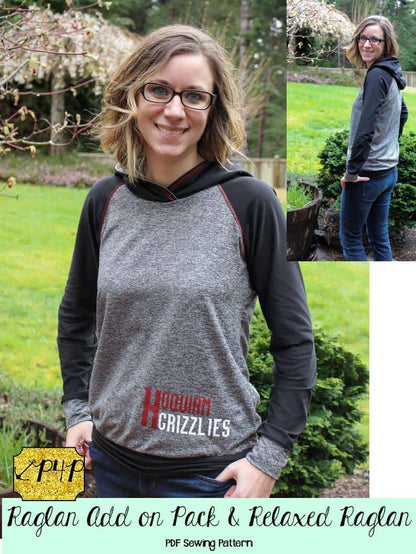 Relaxed Raglan and Add on Pack Bundle