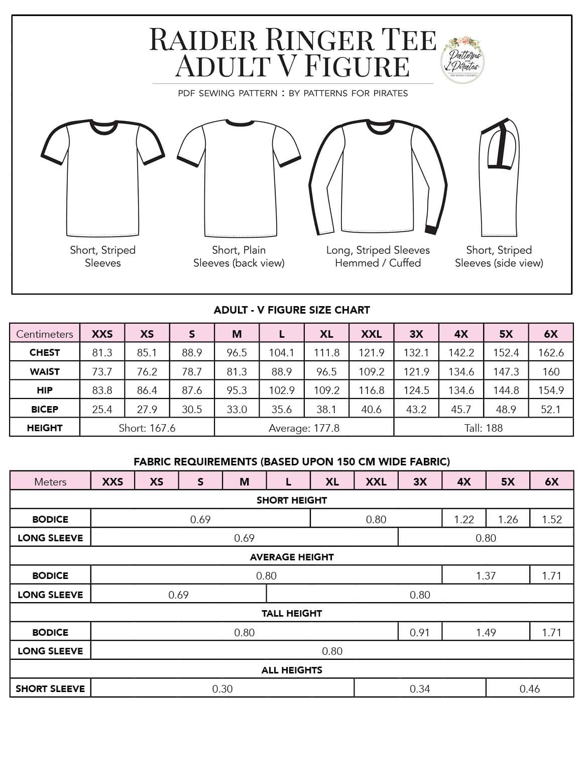 Raider Ringer Tee - V Figure