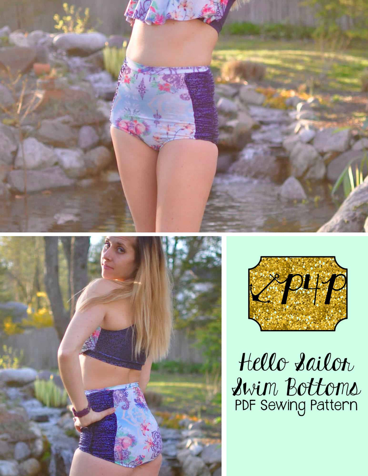 Hello Sailor Swim Bottoms