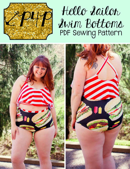 Hello Sailor Swim Bottoms
