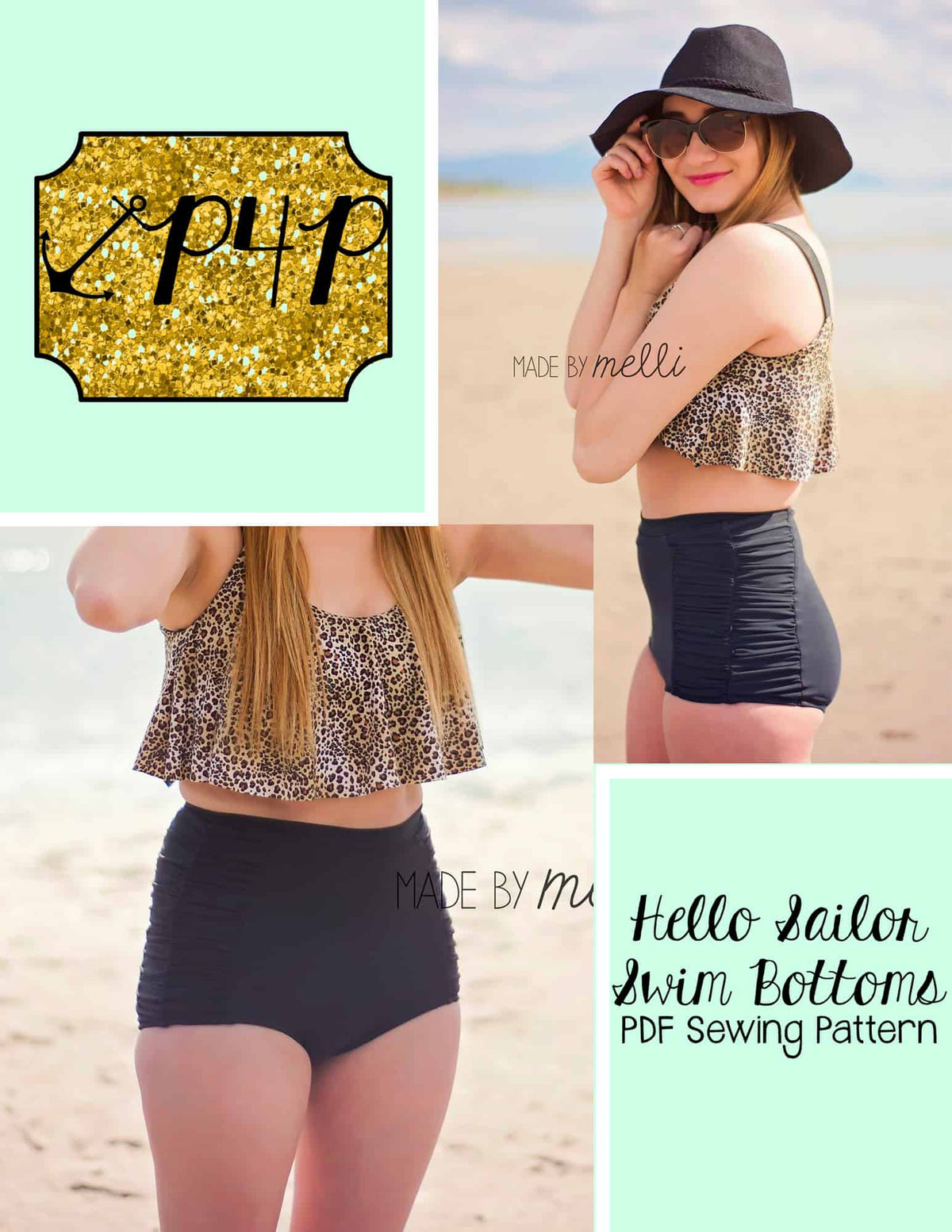 Hello Sailor Swim Bottoms