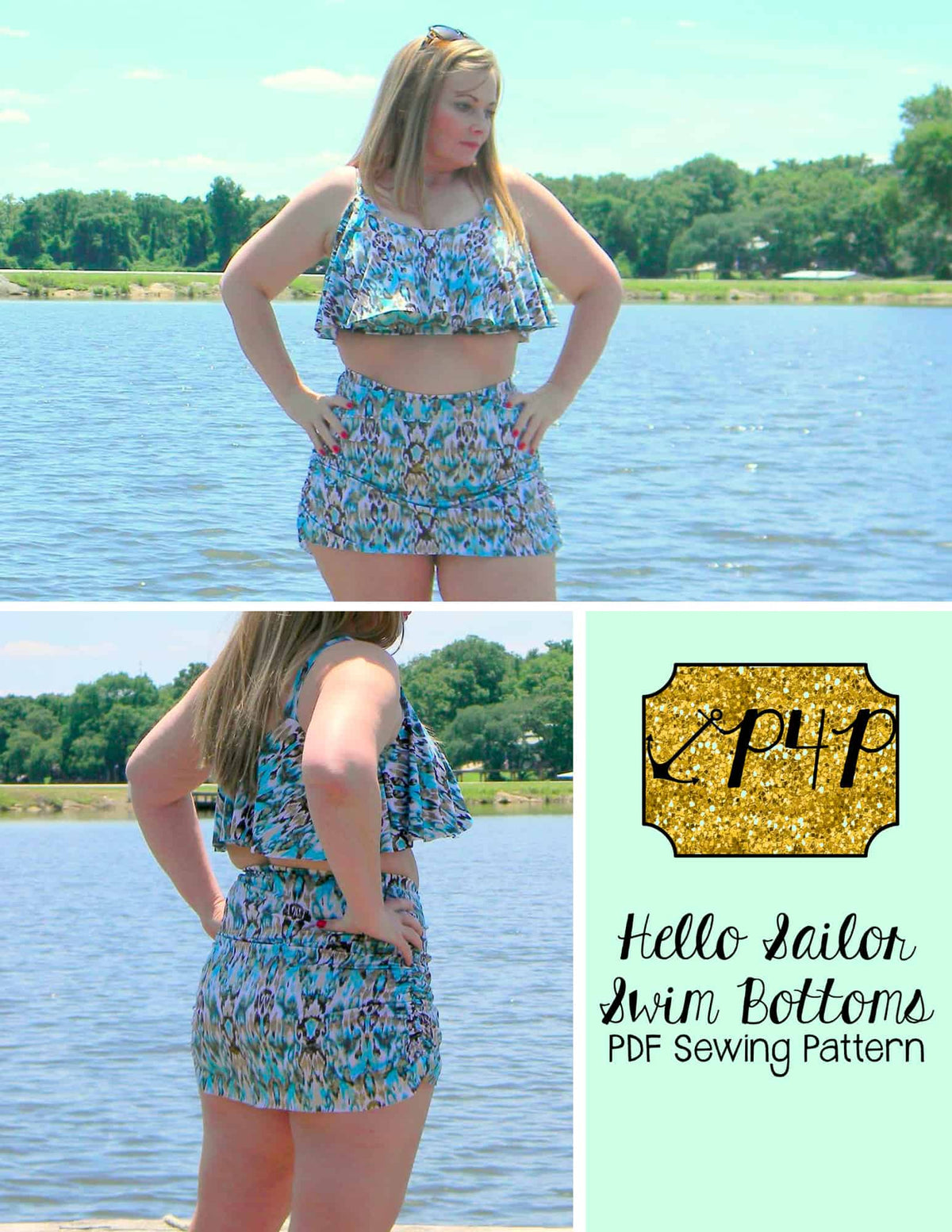 Hello Sailor Swim Bottoms